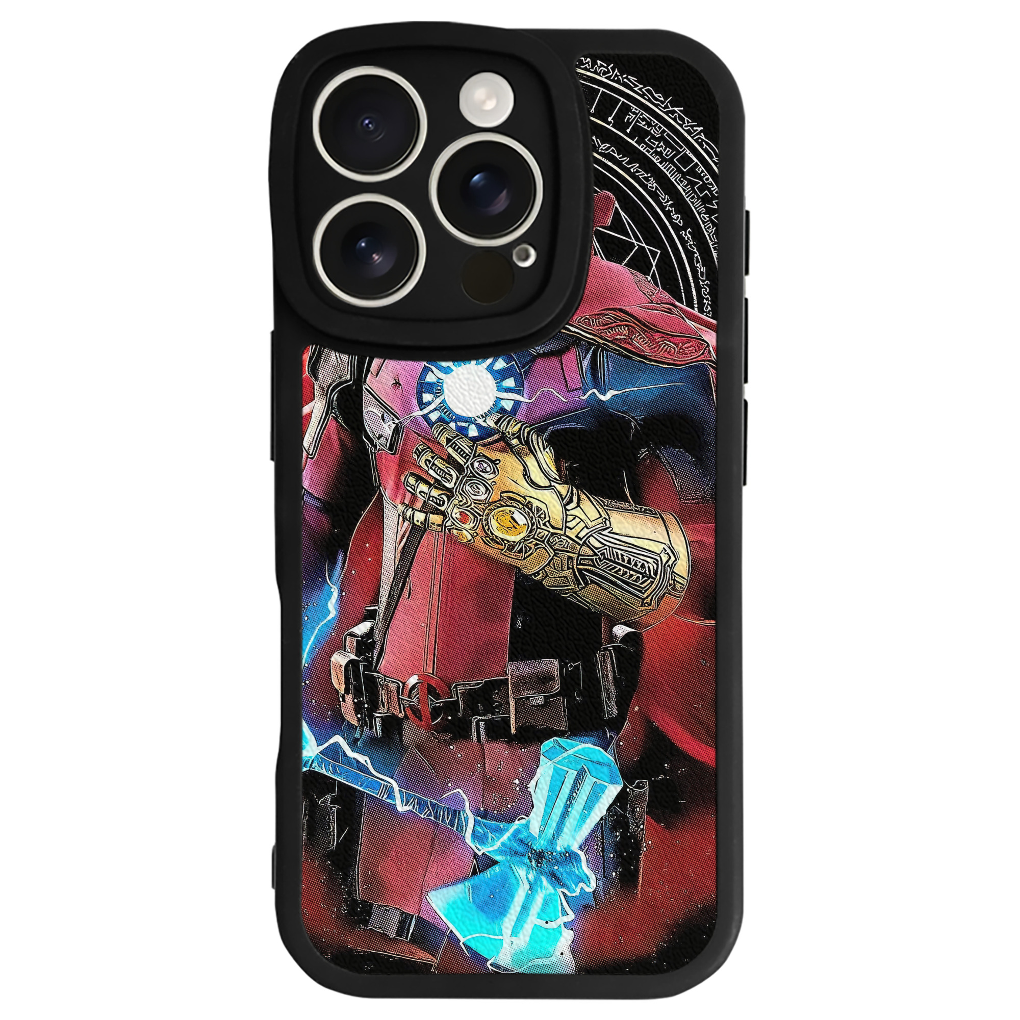 （画像用） Deadpool デッドプール 【iPhone 16シリーズ対応】シリコンスマホケース（レザー調） 材質：シリコン